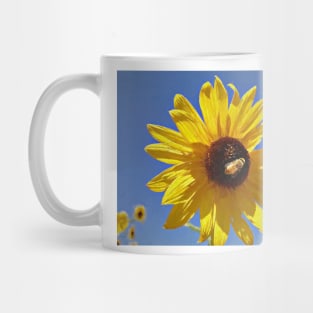 Bee on a Sunflower Painting Mug
